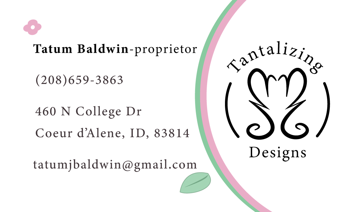 business card front